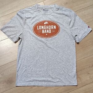 Champion Gray Longhorn Band Tee Ladies Size S